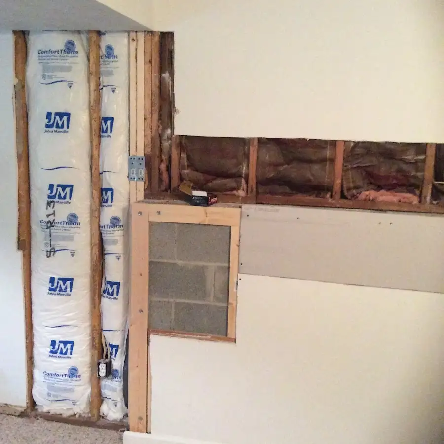 Wall insulation replacement during Odor Removal & Deodorization in Monroe